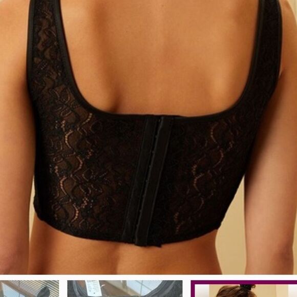 PACSUN BEVERLY AND BECK LACE CORSET TANK TOP- Size XS- NWTS - Picture 7 of 7